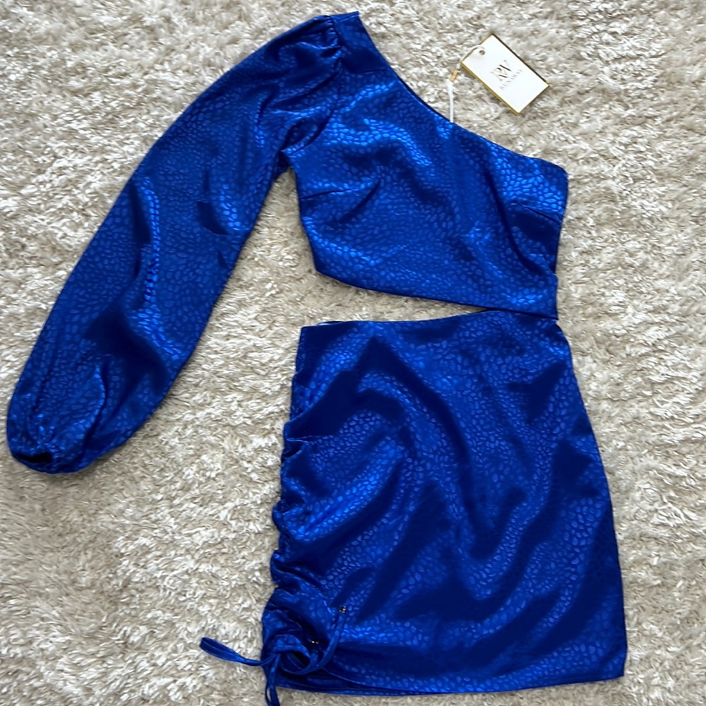 NWT Runway the Label Monrow Dress - Blue - XS